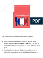 Culinary History