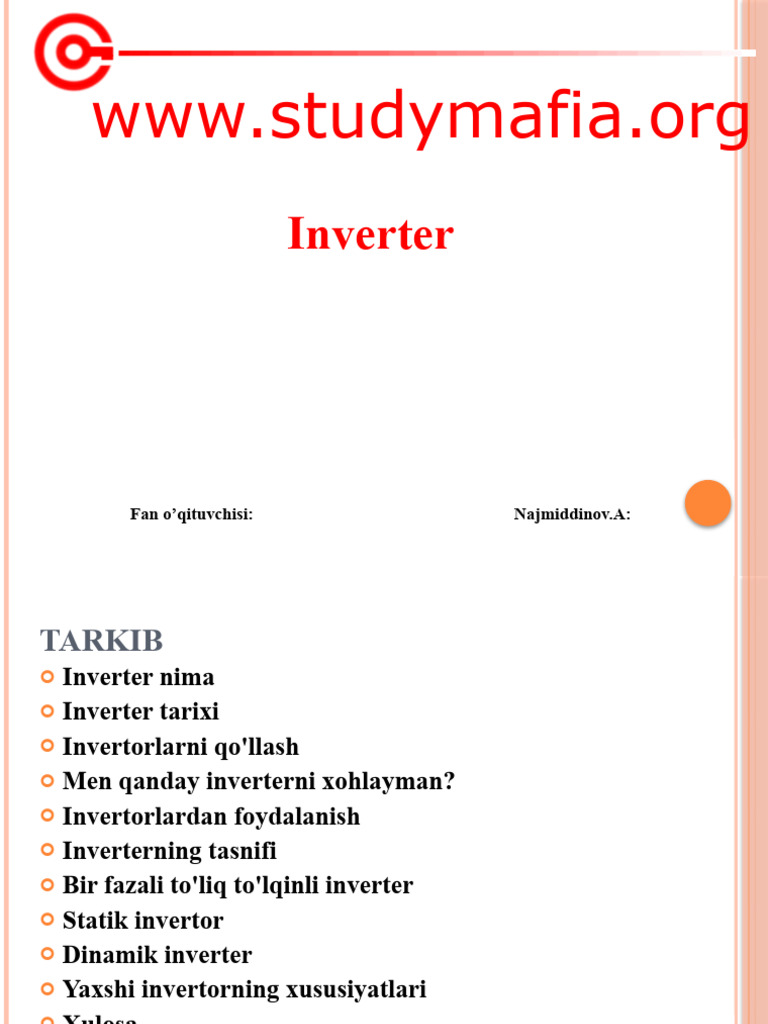 Inverter Pdf