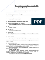 Instrucoes de Preenchimento Da Ficha de Cadastramento de Pessoa Fisica