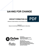 Saving For Change Group Formation Guide