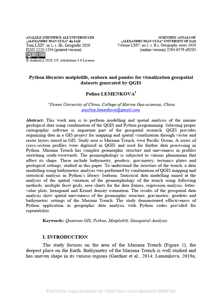 Python Libraries Matplotlib, Seaborn and Pandas For Visualization Geo ...