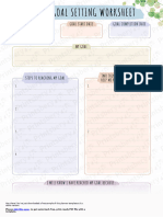 Personal Goal Planning - Botanical Design-iPad X-Vertical