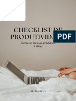 Checklist de Produtividade