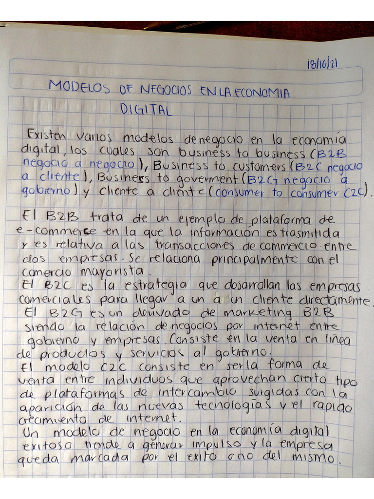 Modelos de Negocios en La Economía Digital | PDF