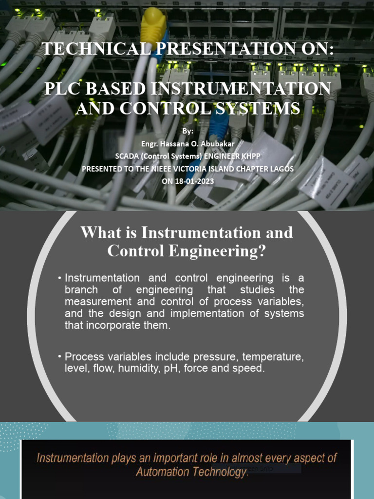 PLC Based Instrumentation and Control | PDF | Programmable Logic ...