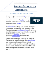 Especies Autóctonas de Argentina