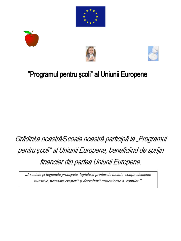 Afis Nou Program PT Scoli | PDF