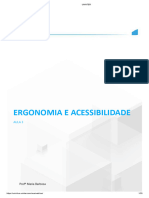 ERGONOMIA E ACESSIBILIDADE - Aula 3 - Antopometria