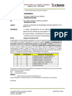 Informe 001-Crac-Ro - Cristorey-Solicito Asignacion de Maquinarias