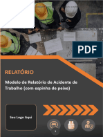 NR01 - Modelo de Relatório de Acidente de Trabalho Com Espinha de Peixe - 2024