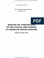 BC242-Règle de Conception Et de Calcul Des Parois Et Murs en Béton Banché