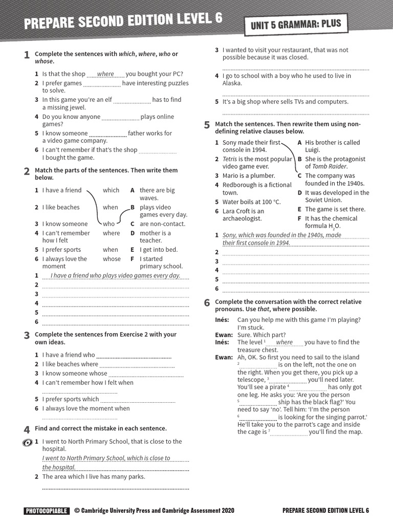 Relative Clauses Pdf
