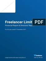 Freelancer Limited Directors' Report Freelancer Limited ACN 141 959 042