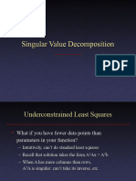 Singular Value Decomposition