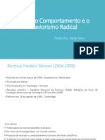 Análise Do Comportamento e Behaviorismo Radical 2021