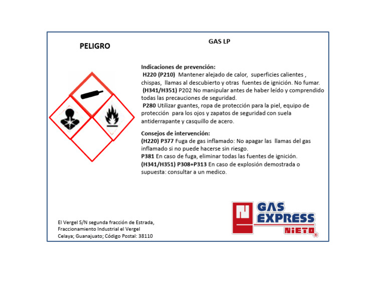 Seguridad y Peligros del Gas LP | PDF