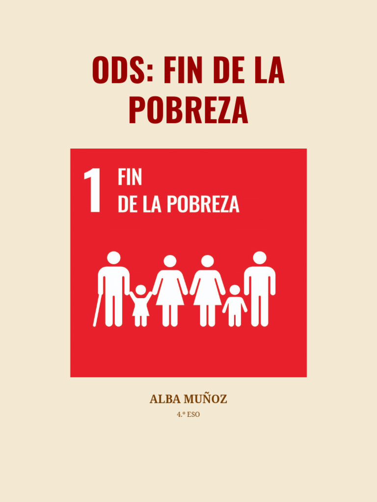 Ods - Fin de La Pobreza | PDF | Pobreza | Pobreza e indigencia