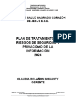 Plan de Tratamiento de Riesgos de Seguridad y Privacidad 2024