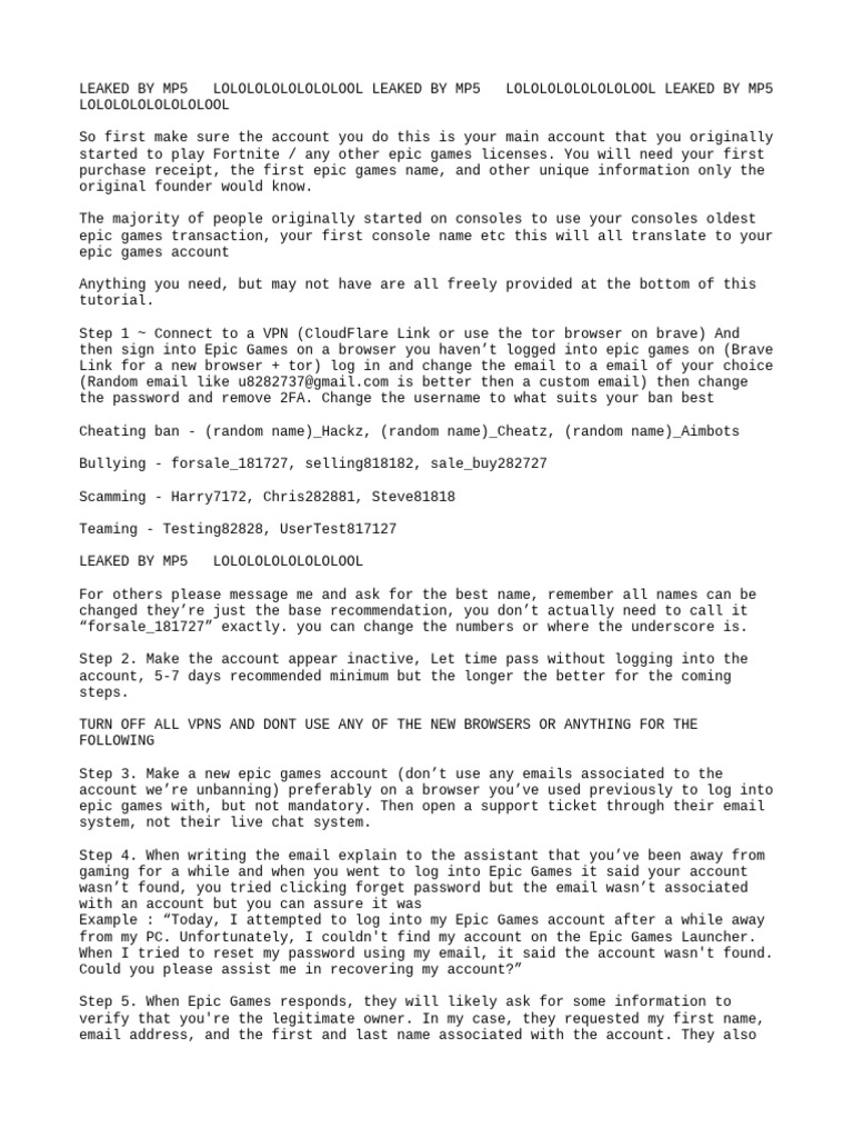 Unban for fortnite method pdf password computing