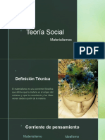 Teoría Social Materialismo