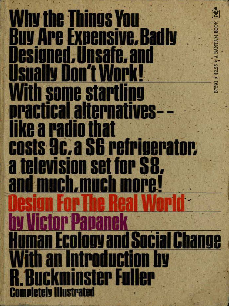Papanek - Design For The Real World | PDF