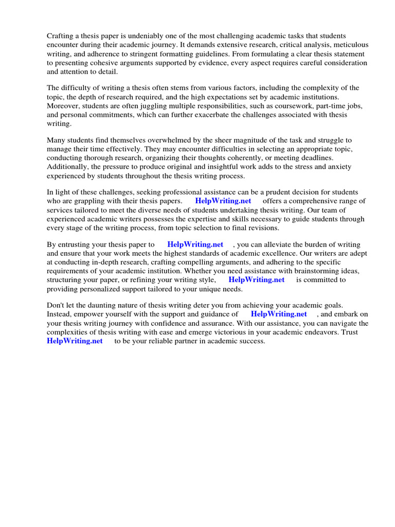 Thesis Paper Template | PDF | Thesis | Essays