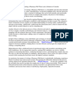 Pharmacy Phd Thesis PDF