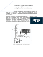 Heat Transfer Coefficient Experiment