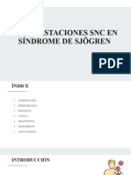 Manifestaciones de SNC en Síndrome de Sjögren