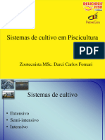 SISTEMAS DE CULTIVO EM PISCICULTURA