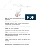 Apostila - Cristais - Os Cristais e Os Signos