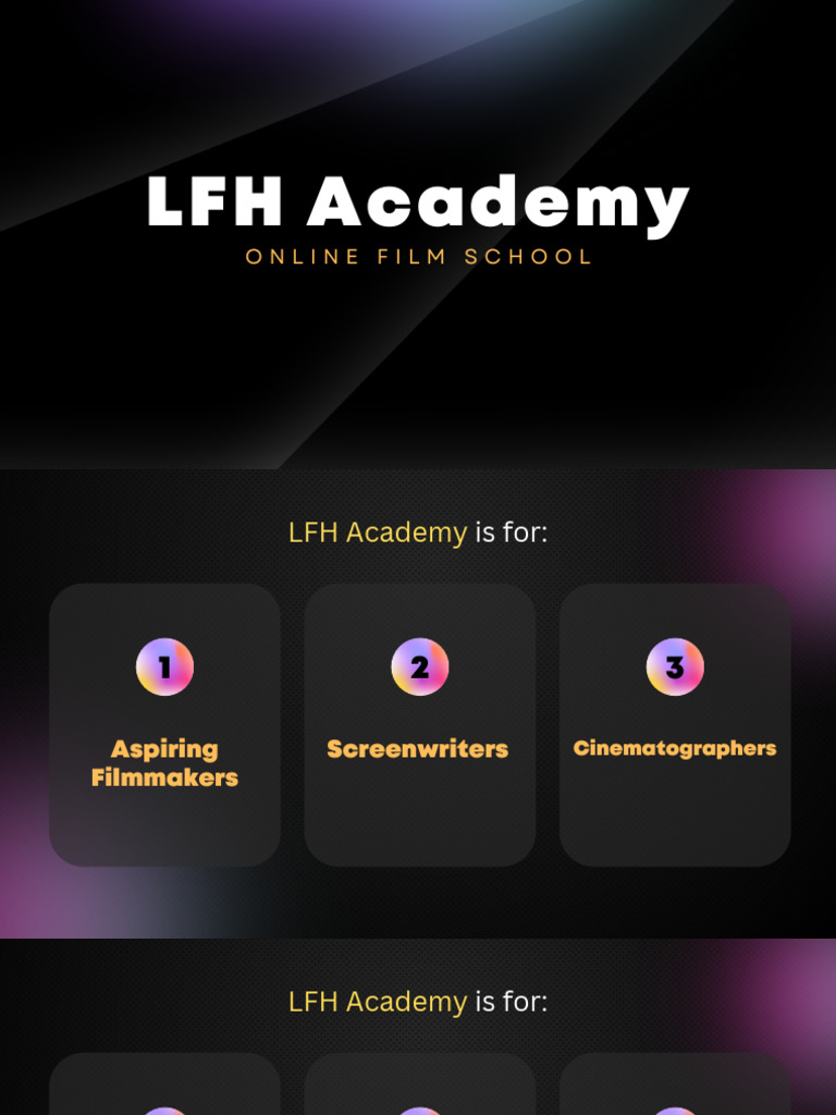 LFH Academy Diamond Elite Membership | PDF | Filmmaking