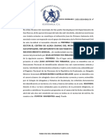 Acta Reconocimiento Judicial Juan Antonio Yoc Miranda