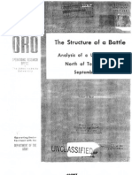 Structure of A Battle: Analysis of A UN-NK Action North of Taegu, Korea, September 1950