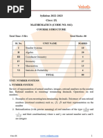 CBSE Syllabus For Class 9 Maths 2023-24 (Revised) PDF Download