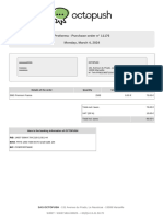 Octopush Purchase Order 11176