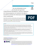 A Clinical and Cost-Effectiveness Trial of A Parent Group Intervention To Manage Challenging Restricted and Repetitive Beh. PT