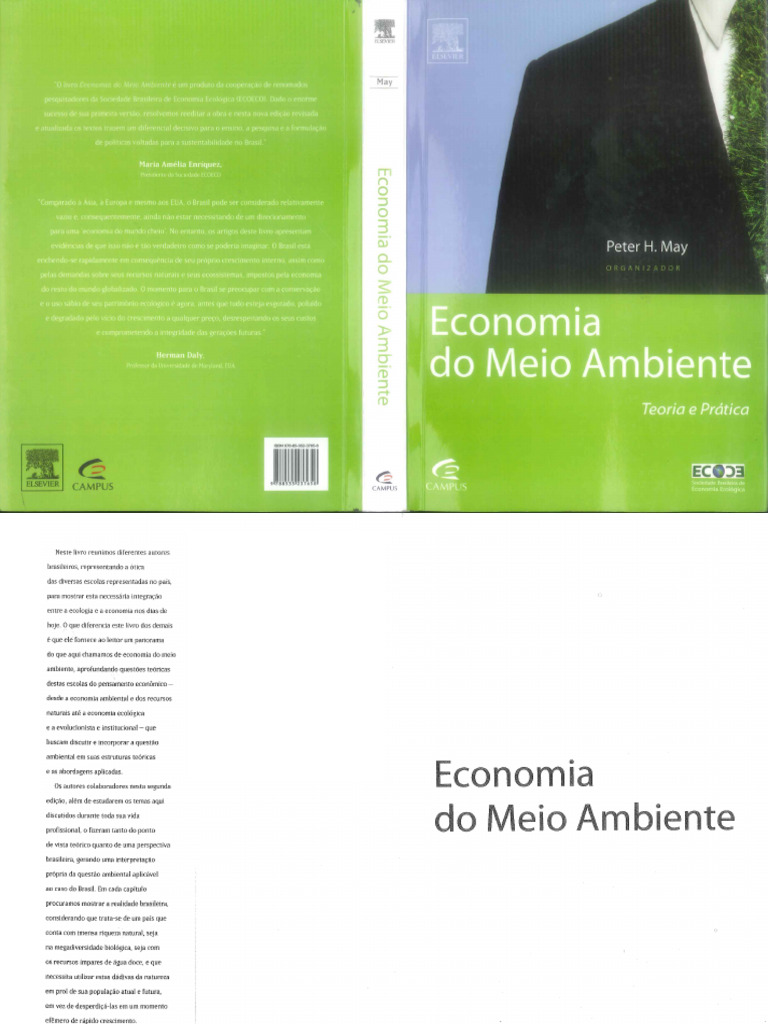 Livro Introdução à Economia Do Meio Ambiente - - Livros Técnicos