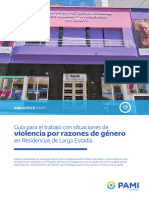 GUIA VIOLENCIA RAZONES DE GENERO en Residencias de Larga Estadía