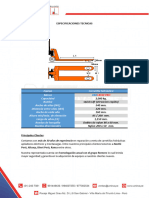 Ficha Tecnica Carretilla Hidraulica Umicron Pro Angosta 3 Ton