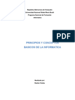 Principios y Conceptos Basicos de La Informacion