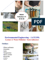 Water Pollution Indicactor