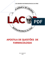 Apostila de Questões Farmacologia