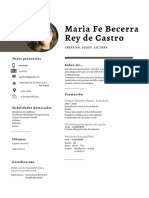 CV - Becerra Rey de Castro, Maria Fe