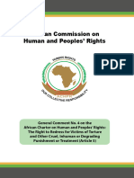 African Commission On Human and Peoples' Rights