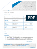 Cenik Cementov - Velja Od 1.1.2023 - CO2