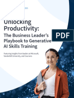 Unlocking Productivity The Business Leaders Playbook To Generative AI Skills Training