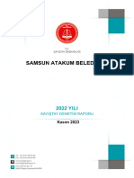 Samsun Atakum Belediyesi 2022 Sayıştay Raporu