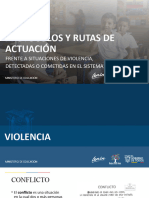 Protocolos y Rutas de Actuación Frente A Situaciones de Violencia