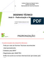 Aula II Padronização e Normas No Desenho Técnico